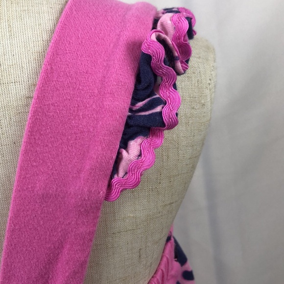 Simply Southern Ruffled onesie with “C” monogram. - Picture 3 of 8